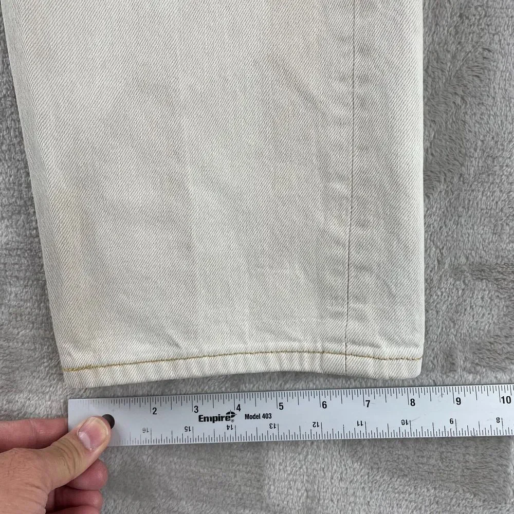 Vintage Levi's 501 XX Jeans Men 38 (Fits 34x29) Beige Straight Leg Grunge‎ Y2K